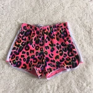 Girls Justice Athletic Animal Print Shorts 12